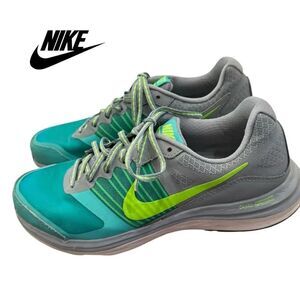 Nike Women’s Dual Fusion X 709501 004 Grey Green Blue DS Sneakers Shoes 8